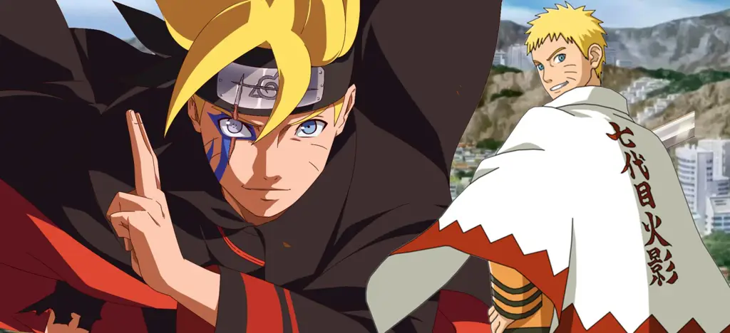 Perbandingan antara Naruto dan Boruto Gambar perbandingan Naruto dan Boruto