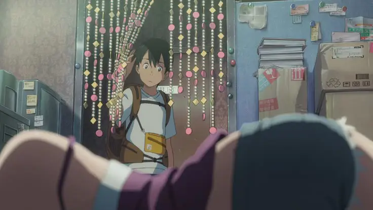 Adegan film anime Weathering With You.